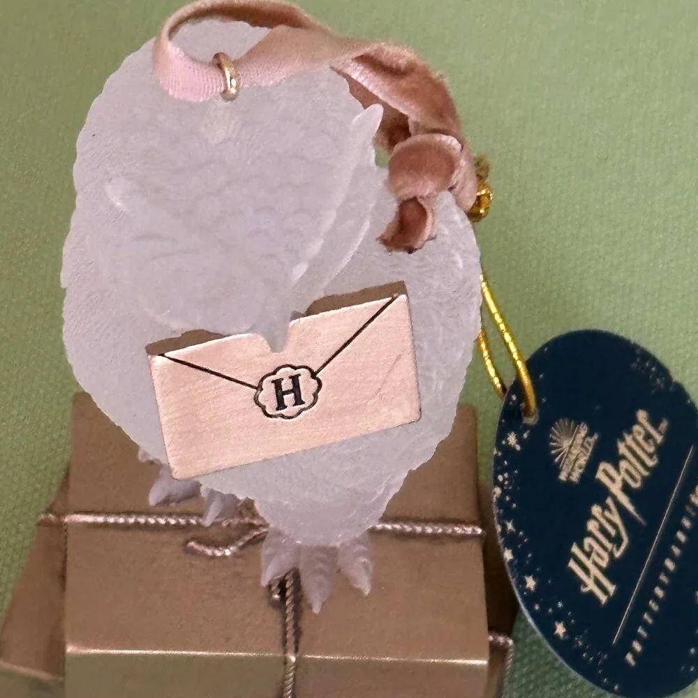 HARRY POTTER HEDWIG LIGHT-UP ORNAMENT:NIB